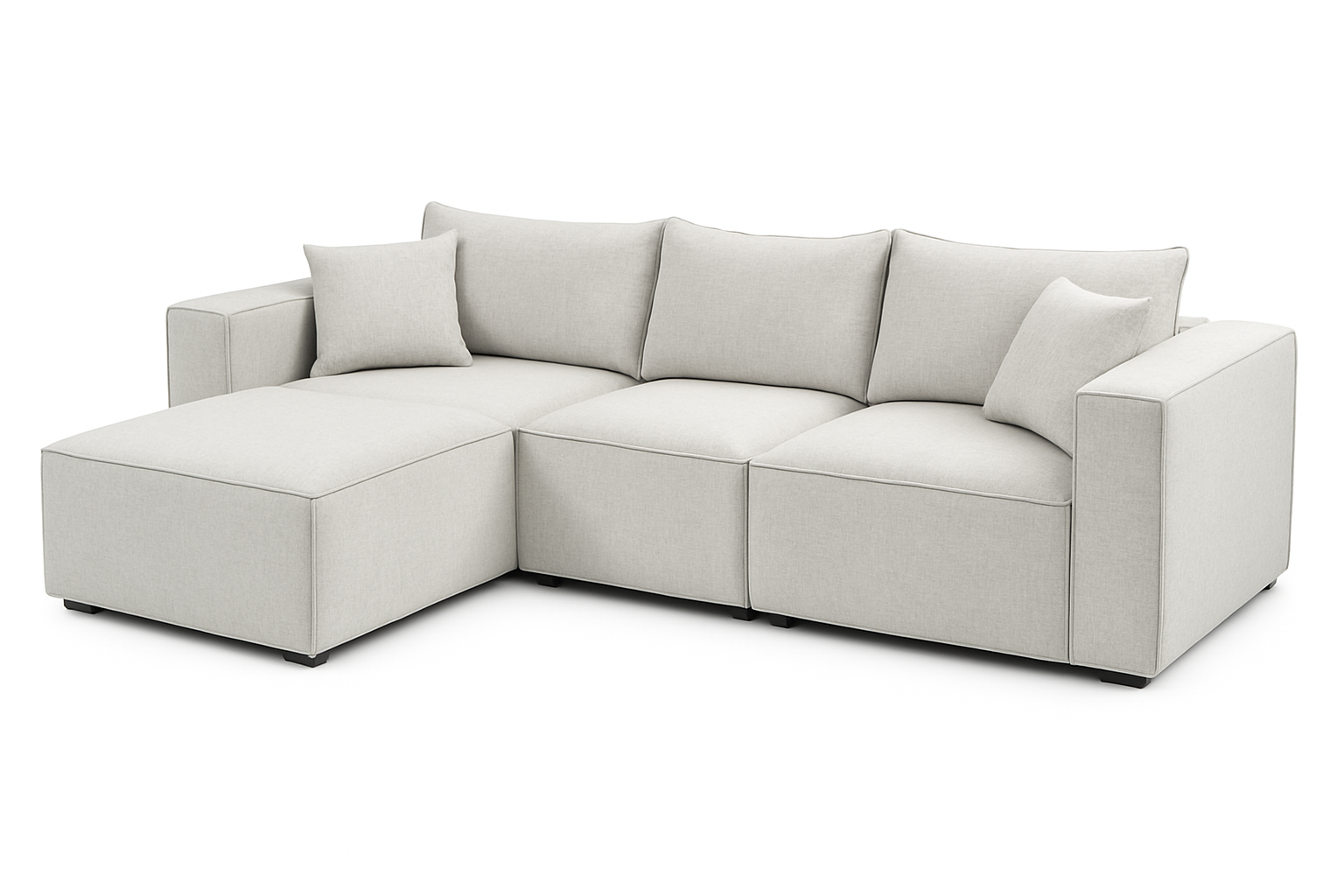 Canapé modulable - Elegance 3+1 chenille