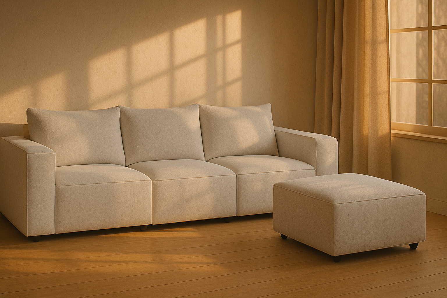 Canapé modulable - Elegance 3+1 chenille